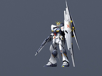 modern Gundam 3d model