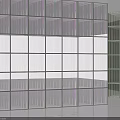 Illuminated Commercial Grid Display Equipment Featuring Purple And Green LED Lights
