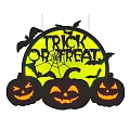 Halloween Decorative Lights with Trick Or Treat Lettering Pumpkins Bats And Spider Webs