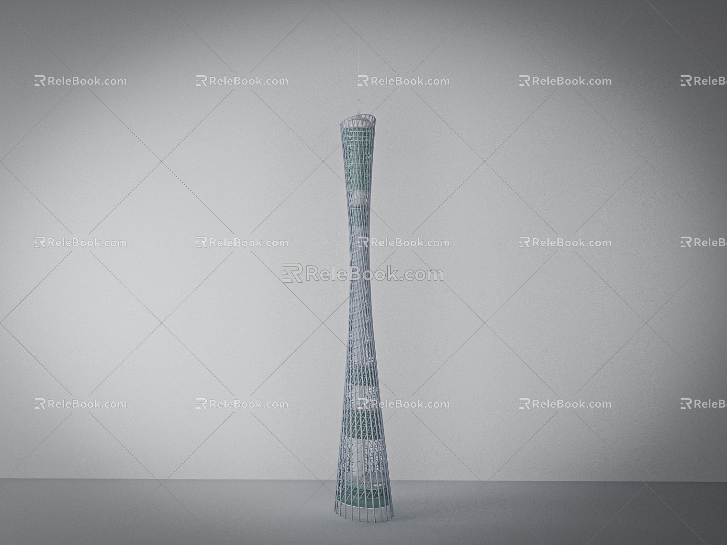 Modern Canton Tower 3d model