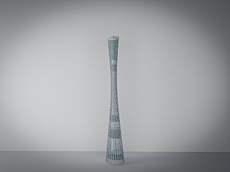 Modern Canton Tower 3d model