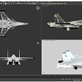 J-15 English J15 Chinese Nickname Flying Shark Fēishā English Flying Shark NATO Code 3d model