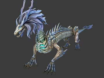 Modern game character demon bone dragon (ID:ggajh382196)