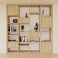 Bookcase Bookshelf Study Bookcase 3d model
