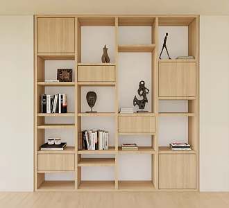 Bookcase Bookshelf Study Bookcase 3d model