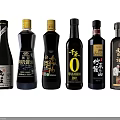 Essential Assorted Chinese Condiment Bottles with Different Seasonings for Kitchen Cooking