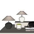 New Chinese Style Ceramic Pot Table Lamp 3d model
