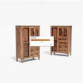 Traditional Wooden Storage Cabinets With Drawers And Doors For Home Organization Solutions
