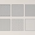 Various Geometric Design Wall Panels Featuring Different Pattern Texture Styles