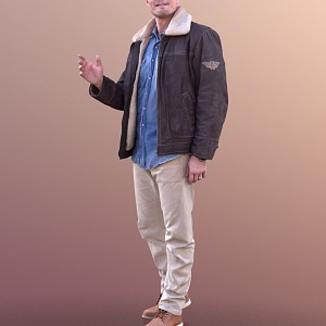 modern man 3d model