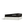 Architectural Component With Black Top And Light Colored Concrete Base Structure 3d model