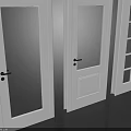 Modern Interior White Swing Doors With Glass Panels And Various Designs