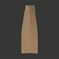 Brown Kraft Paper Shopping Bag with Handle for Daily Use and Carry Items