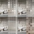 Modern partition glass brick screen partition 3d model