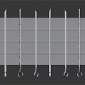 Stainless Steel Outdoor Grill Stand With Multiple Skewer Holders And Metal Support Legs