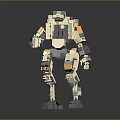 Mech Warrior Mech Soldier Machine Battlearm Mechanical Battlearm Machine Fighter Robot 3d model