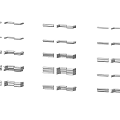 Various Decorative Corner Lines For Home Furniture And Wall Decoration