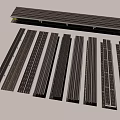 Viaduct Bridge Column Bridge Pier Bridge Viaduct Road High-speed Railway Pier Urban Viaduct Rail Transit Interchange 3d model