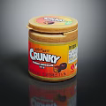 CRUNKY Chocolate Spread Jar With Crunchy Texture Rich Flavor Delicious For Snacks