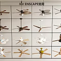 Various Stylish Chandelier Designs For 3D Enscape Interior Design Projects