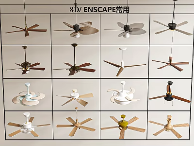 Various Stylish Chandelier Designs For 3D Enscape Interior Design Projects 3d model