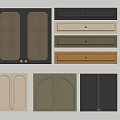 Various Cabinet Doors And Drawer Fronts With Modern Designs And Color Options