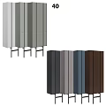 Modern Bathroom Vanity Design With Open Shelves And Multiple Color Options