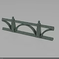 Architectural Stone Balustrade Design Featuring Arched Patterns And Decorative Stone Elements