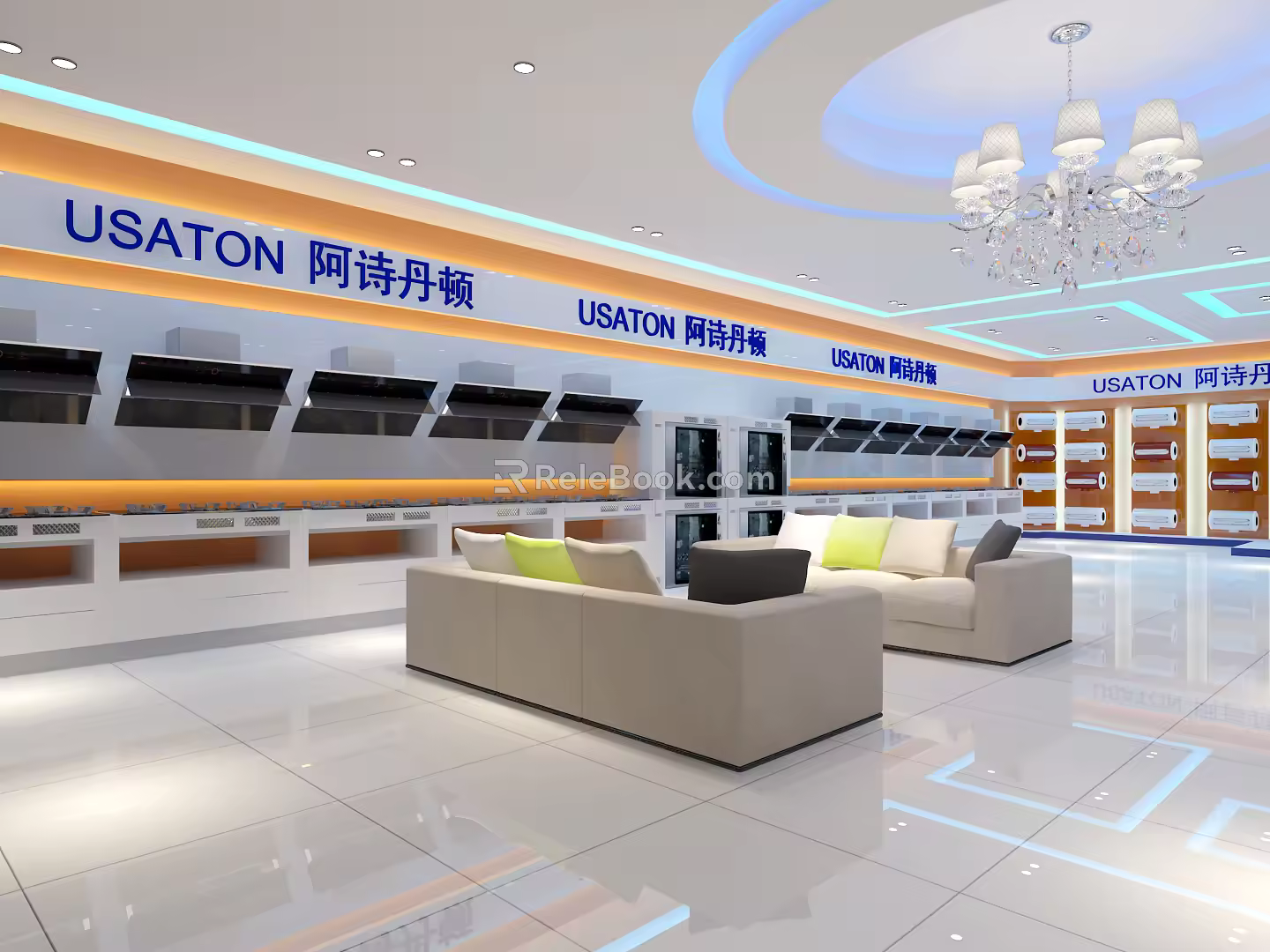 Modern Store 3d model