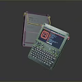 Industrial Handheld Terminal With Color Display Screen And Numeric Keypad