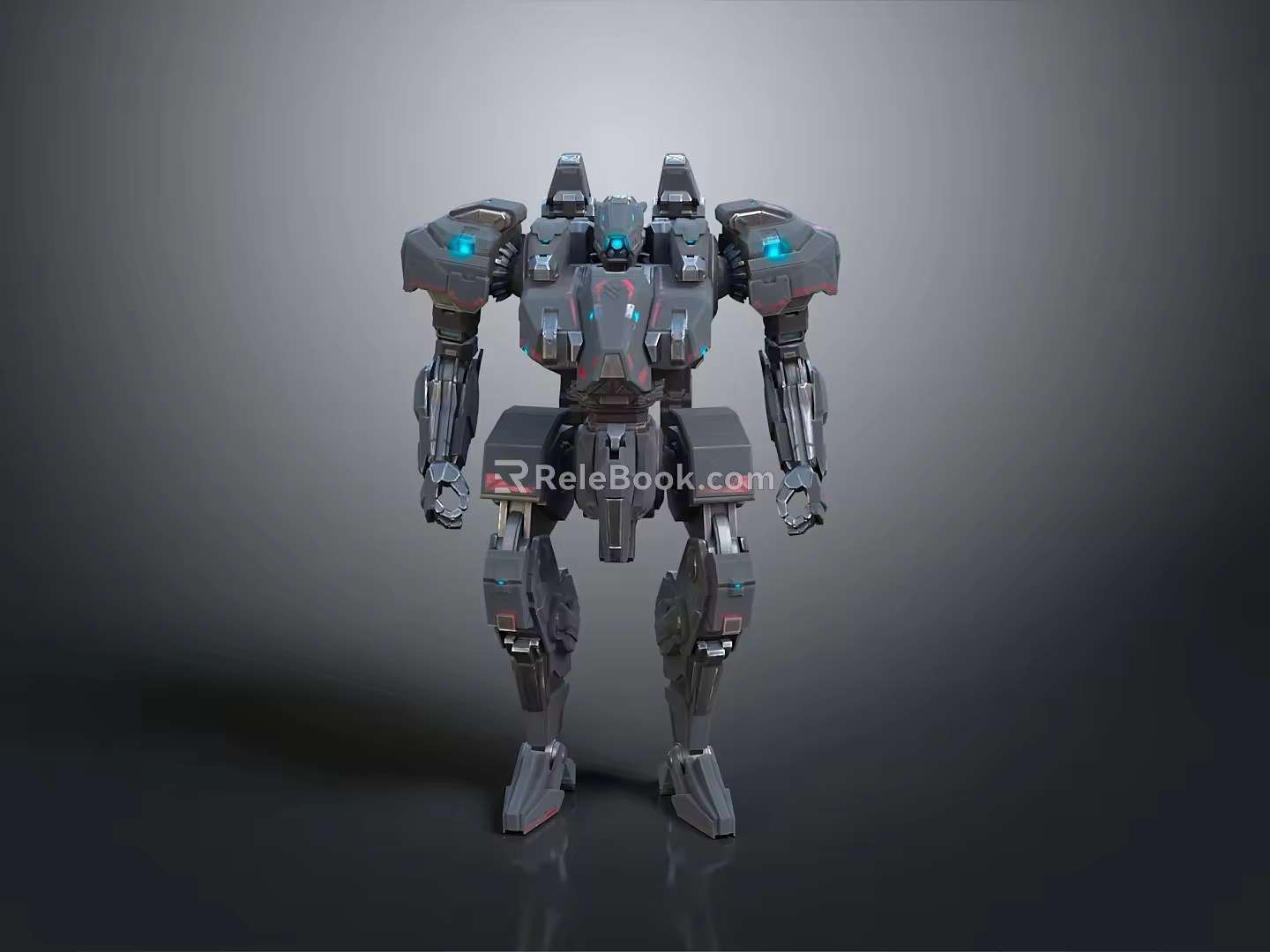 Mech Warrior Mech Soldier Machine Battlearm Mechanical Battlearm Machine Fighter Robot 3d model