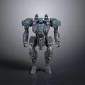 Mech Warrior Mech Soldier Machine Battlearm Mechanical Battlearm Machine Fighter Robot 3d model