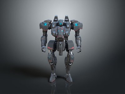 Mech Warrior Mech Soldier Machine Battlearm Mechanical Battlearm Machine Fighter Robot 3d model