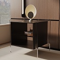 Modern Bedside Cabinet 3d model