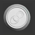 Heineken Beer Can With Green White Label On Dark Background Showing Reflection