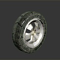 Tire tire wheel hub Volkswagen wheel hub Volkswagen tire new tire car outer tire car wheel hub 3d model