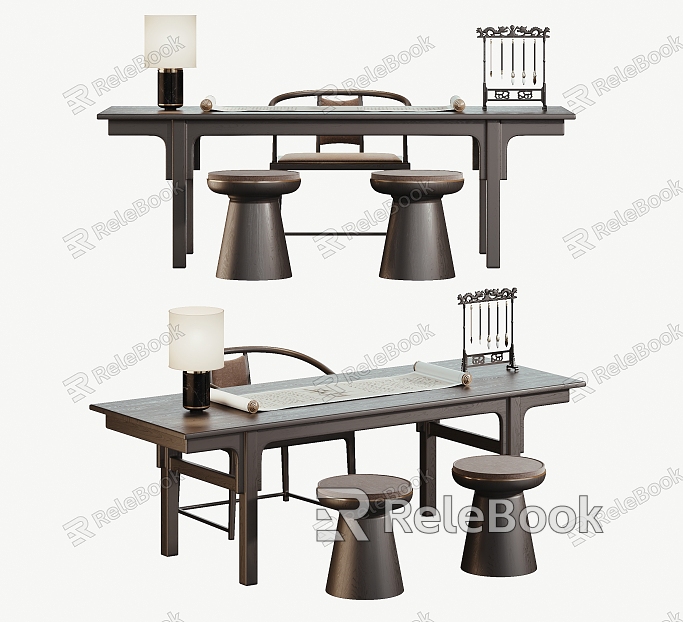 New Chinese Tea Table and Chair Desk model