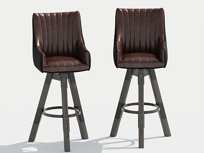 Bar Stool Bar Chair High Stool 3d model