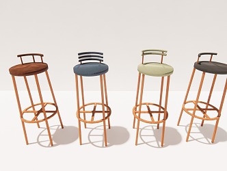 Modern Bar Chair Bar Chair 3d model