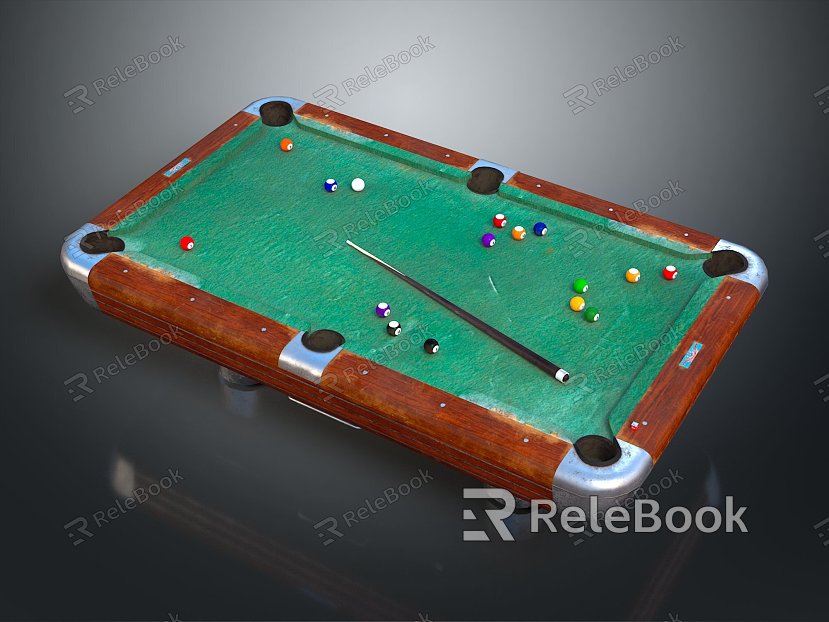 Billiard Billiard Table Billiard Cards Billiard Rack Billiard Table PBR model