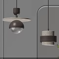 Modern Minimalist Pendant Lights With Wooden Accents And White Shades In Interior Space