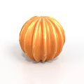 Orange Pumpkin Shaped Decorative Home Living Accessory For Table Decoration
