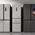 Modern Refrigerators Featuring Sleek Designs Various Door Styles and Digital Displays