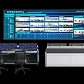 Security Control Room With Multiple Surveillance Monitors Control Consoles And Operator Chairs