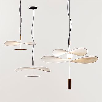 Modern chandelier 3d model