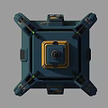 Alien Sci-Fi Star Signal Tower Watchtower Star Style Future Style Future Technology Fighting Machine 3d model