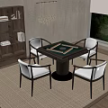 Modern Mahjong Table Entertainment Table 3d model