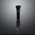 Black Silver Cylindrical Measuring Tool With Scales Top Opening And Knob