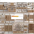 New Chinese-style Antique Rack Storage Rack Decorative Rack Partition Rack 3d model