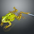 Frog Poison Frog Game Frog Reptile Cold Blooded Animal Reptile 3d model